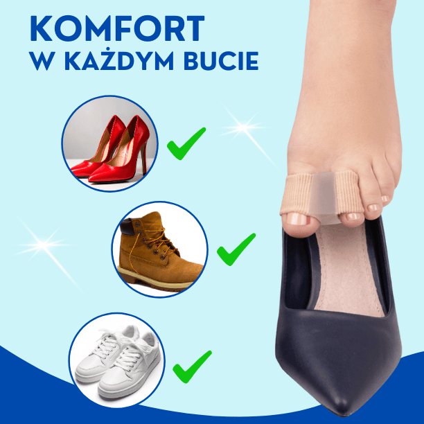 HALLUSTEP-separator palców na haluksy - zestaw 2 szt.