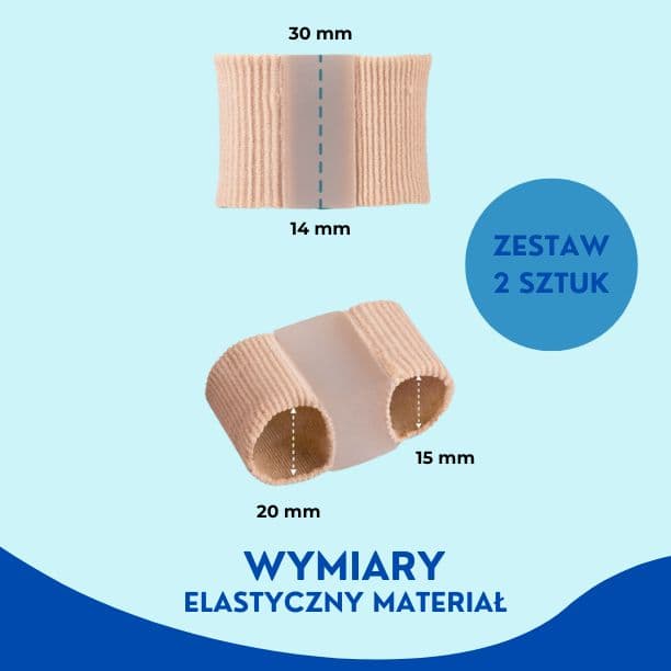 HALLUSTEP-separator palców na haluksy - zestaw 2 szt.